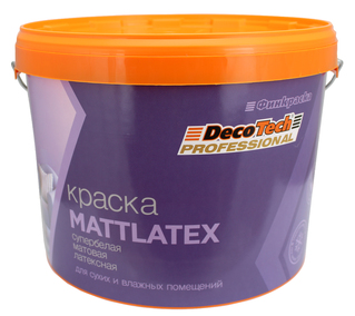 DecoTech Краска в/э маттлатекс (Prof) DecoTech