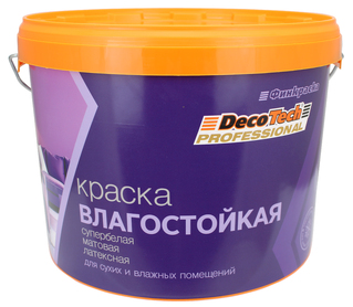 DecoTech Краска в/э влагостойкая (Prof) DecoTech