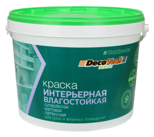 DecoTech Eco Краска в/э интерьерная влагостойкая DecoTech Eco